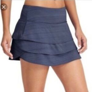 Athleta Iron Blue Swagger Skirt Skort Size XXS